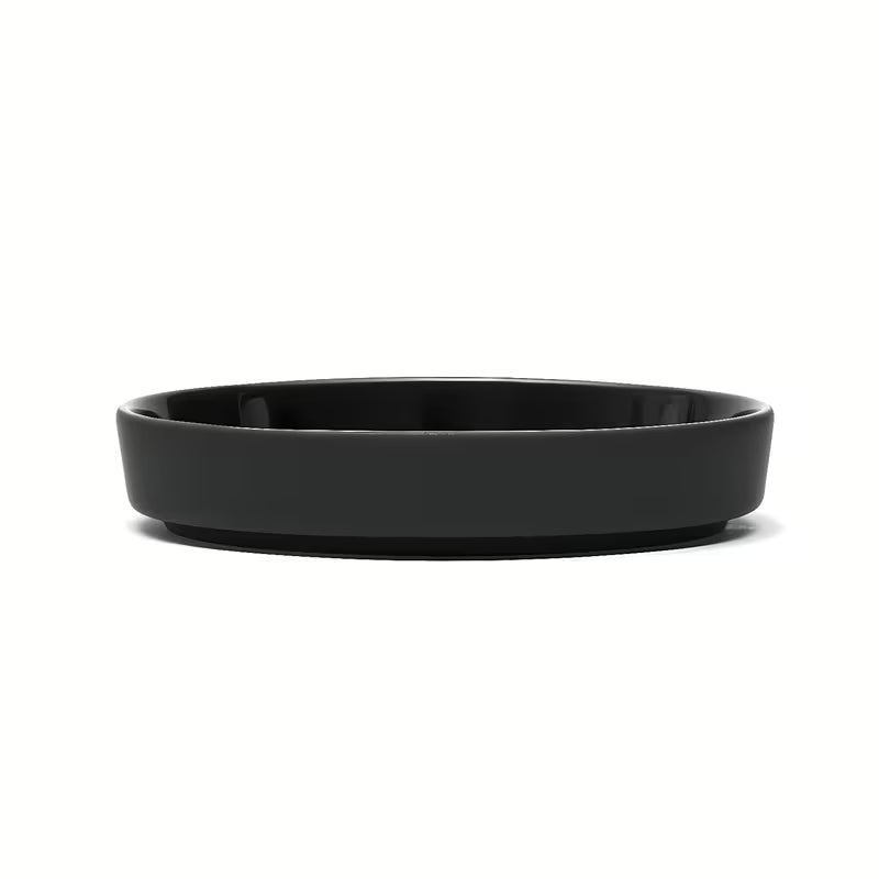 Ceramiczna mydelniczka SAT Feel w matowej czerni o minimalistycznym wzornictwie