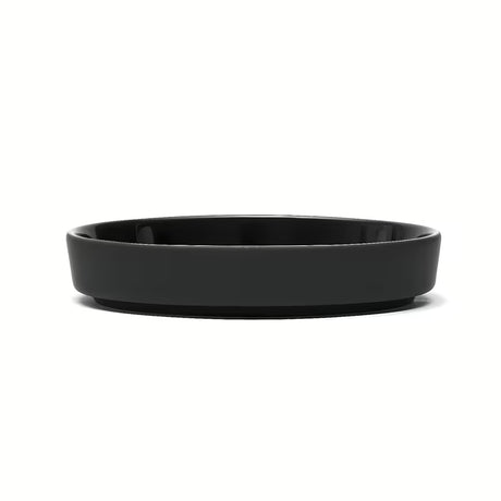 Ceramiczna mydelniczka SAT Feel w matowej czerni o minimalistycznym wzornictwie