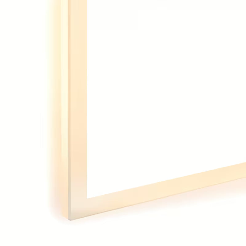 Białe prostokątne LUSTRO led SAT Feel 60x100 cm z sensorem i wyborem trzech barw światła.