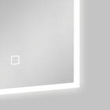 Białe prostokątne lustro SAT Feel 60x80 cm z OŚWIETLENIEM led i sterowaniem sensorowym