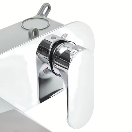 SAT Fusion podtynkowa bateria umywalkowa w błyszczącym chromie z dźwignią