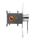SAT Fusion podtynkowa jednouchwytowa bateria prysznicowa w chromie korpus podtynkowy w komplecie