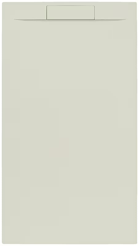 Brodzik prysznicowy prostokątny SAT Fusion 100 x 80 cm z lanego marmuru w kolorze beige