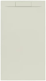 Brodzik prysznicowy prostokątny SAT Fusion 100 x 80 cm z lanego marmuru w kolorze beige