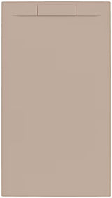 Brodzik prysznicowy prostokątny SAT Fusion 120x80 cm z lanego marmuru w kolorze moka