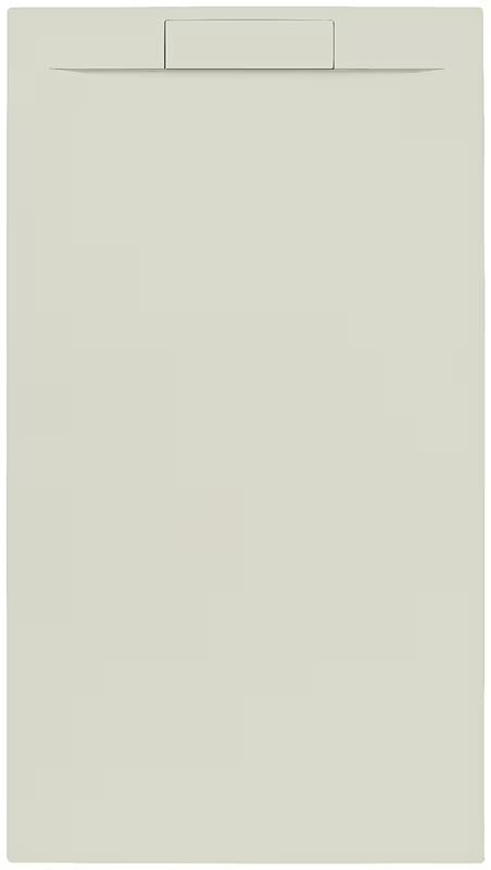 Brodzik prysznicowy prostokątny SAT Fusion 160x80 cm z lanego marmuru w kolorze beige