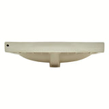 Biała ceramiczna umywalka meblowa SAT Fusion 60,5x46,3 cm z centralnym otworem na baterię