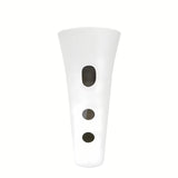 Wolnostojący  umywalka ceramiczna SAT Fusion w kolorze białym o średnicy 42,5 cm i wysokości 95 cm.