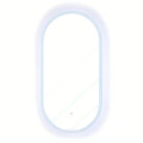 Owalne LUSTRO led SAT Fusion 54x94 cm z podświetlaną transparentną ramą i sterowaniem sensorowym