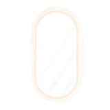 Owalne LUSTRO led SAT Fusion 54x94 cm z podświetlaną transparentną ramą i sterowaniem sensorowym
