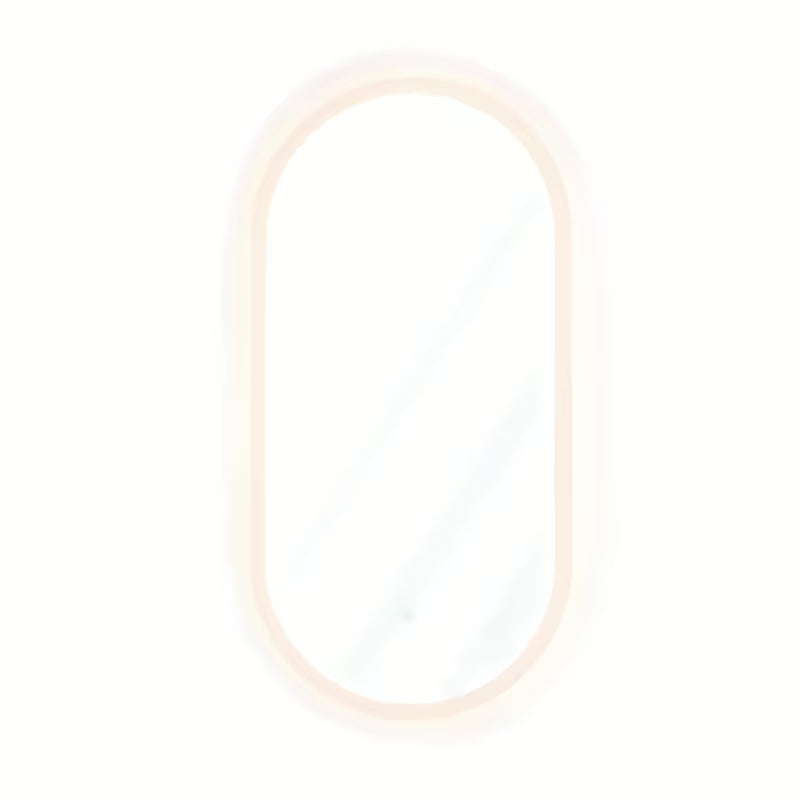 Owalne LUSTRO led SAT Fusion 54x94 cm z podświetlaną transparentną ramą i sterowaniem sensorowym