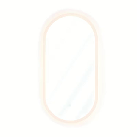 Owalne LUSTRO led SAT Fusion 54x94 cm z podświetlaną transparentną ramą i sterowaniem sensorowym
