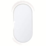 Owalne LUSTRO led SAT Fusion 54x94 cm z podświetlaną transparentną ramą i sterowaniem sensorowym