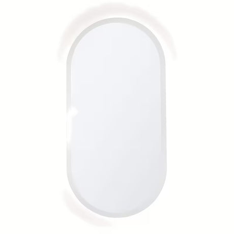 Owalne LUSTRO led SAT Fusion 54x94 cm z podświetlaną transparentną ramą i sterowaniem sensorowym