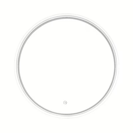 Okrągłe Lustro led SAT Fusion 60 cm z podświetlaną transparentną ramą i sterowaniem sensorowym