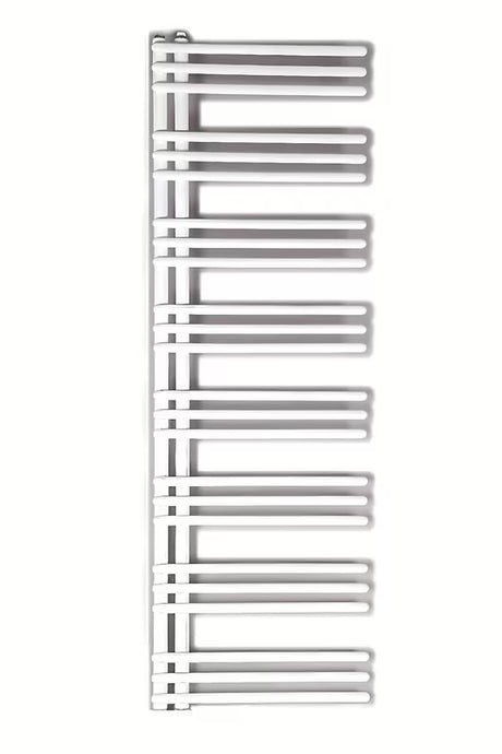 Biały kombinowany grzejnik łazienkowy SAT Hto 50x154 cm z podłączeniem środkowym