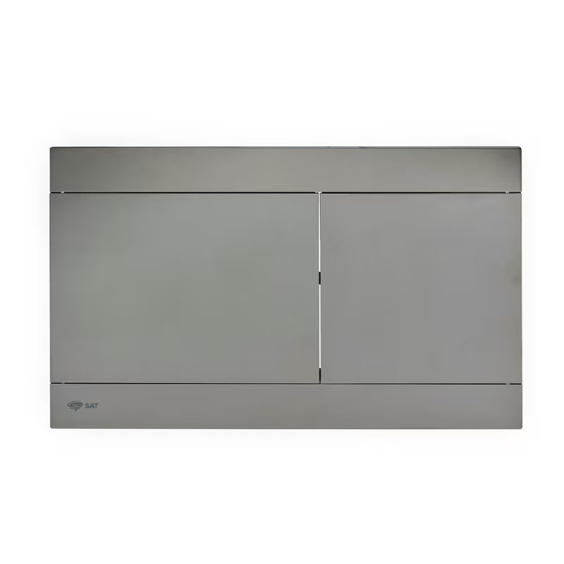 Stalowy przycisk spłukujący SAT Individual w kolorze gun metal z powłoką PVD