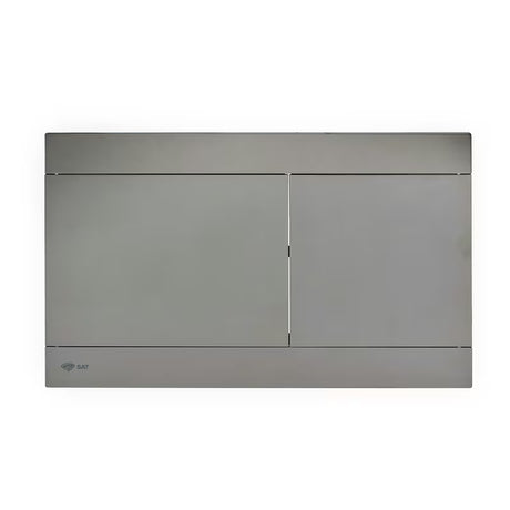 Stalowy przycisk spłukujący SAT Individual w kolorze gun metal z powłoką PVD