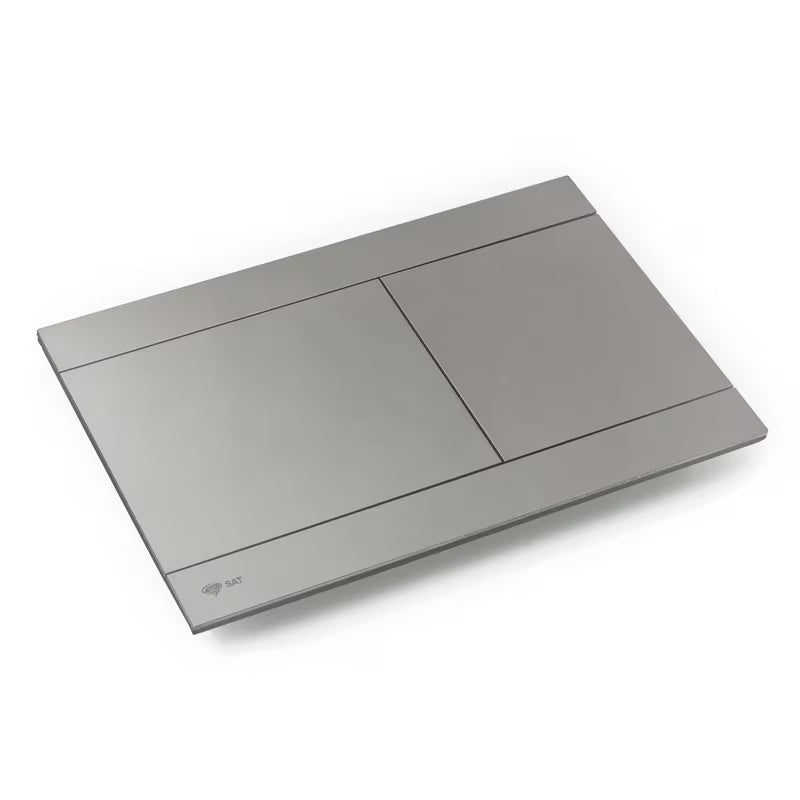 Stalowy przycisk spłukujący SAT Individual w kolorze gun metal z powłoką PVD