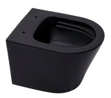 Miska WC Wisząca SAT Infinitio w czarnym macie z deską soft Close i z ukrytym mocowaniem