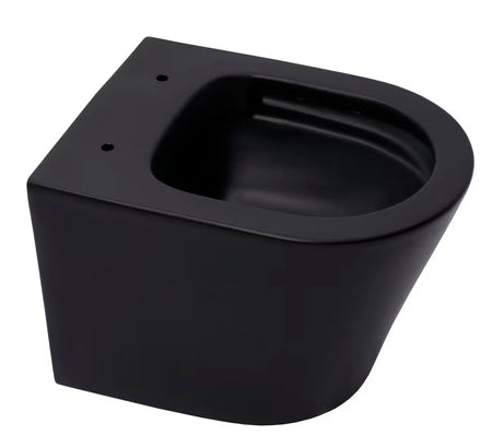 Miska WC Wisząca SAT Infinitio w czarnym macie z deską soft Close i z ukrytym mocowaniem