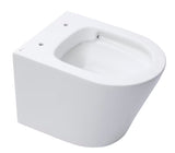 Miska WC Wisząca SAT Infinitio w matowej bieli, z ukrytym mocowaniem i deską soft Close.