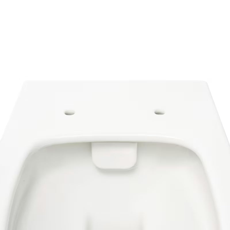 Białe miska WC wisząca SAT Infinitio z bezkołnierzowym spłukiwaniem Rim-Ex i deską ze soft Close.