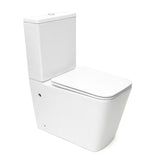 Biały wolnostojący  KOMPAKT wc SAT Infinitio bez układu spłukującego z deską i oszczędnym spłukiwaniem DualFlush