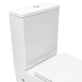 Biały wolnostojący  KOMPAKT wc SAT Infinitio bez układu spłukującego z deską i oszczędnym spłukiwaniem DualFlush