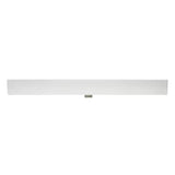 Biała ceramiczna umywalka SAT Infinitio 121,4x46,9 cm z przelewem