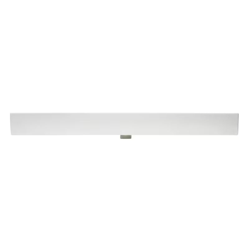Biała ceramiczna umywalka SAT Infinitio 121,4x46,9 cm z przelewem