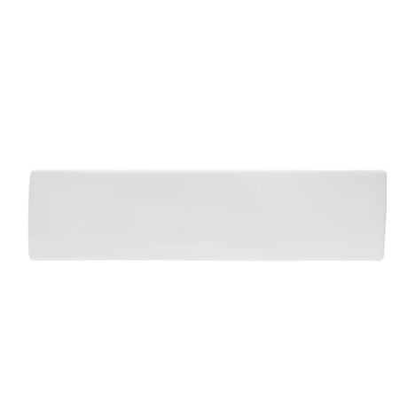 Biała ceramiczna umywalka SAT Infinitio 121,4x46,9 cm z przelewem