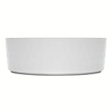 Biała ceramiczna błyszcząca umywalka nablatowa  SAT Infinitio 36 x 36 cm bez przelewu