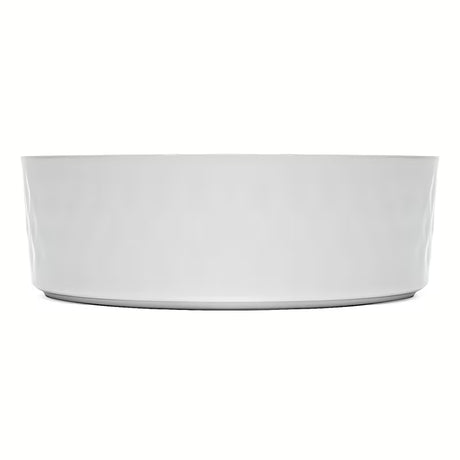 Biała ceramiczna błyszcząca umywalka nablatowa  SAT Infinitio 36 x 36 cm bez przelewu