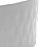 Błyszcząca biała ceramiczna umywalka nablatowa  SAT Infinitio 36 x 36 cm bez przelewu