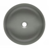 Matowa biała cienkościenna ceramiczna umywalka nablatowa  SAT Infinitio 39x39 cm