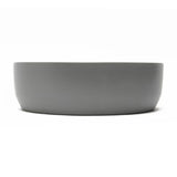 Matowa biała cienkościenna ceramiczna umywalka nablatowa  SAT Infinitio 39x39 cm