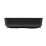 Matowoczarna ceramiczna umywalka nablatowa  SAT Infinitio bez przelewu, 50x39 cm