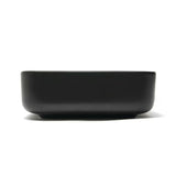 Matowoczarna ceramiczna umywalka nablatowa  SAT Infinitio bez przelewu, 50x39 cm
