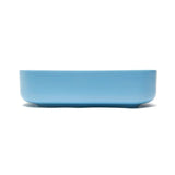 SAT Infinitio ceramiczna umywalka nablatowa  bez przelewu 50x39 cm w matowym niebieskim kolorze
