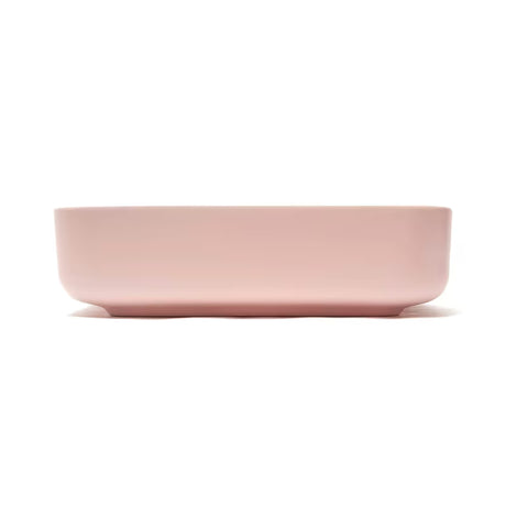SAT Infinitio ceramiczna umywalka nablatowa  50x39 cm w matowym różu, bez przelewu.