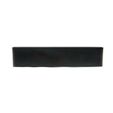 Matowoczarna ceramiczna umywalka nablatowa  SAT Infinitio 50x40 cm bez przelewu