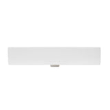 Biała ceramiczna umywalka wisząca SAT Infinitio 60,5x46,5 cm z przelewem i centralnym otworem pro na baterię.