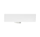 Biała ceramiczna umywalka wisząca SAT Infinitio 60,5x46,5 cm z przelewem i centralnym otworem pro na baterię.