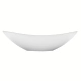 Biała ceramiczna umywalka nablatowa  SAT Infinitio 61,5 x 36 cm bez przelewu