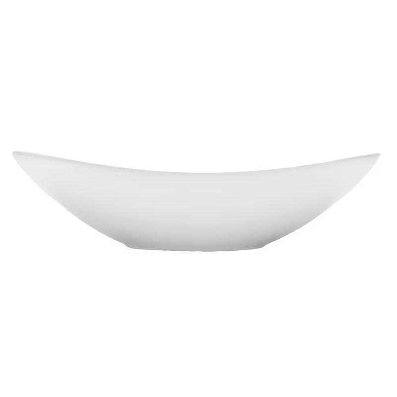Biała ceramiczna umywalka nablatowa  SAT Infinitio 61,5 x 36 cm bez przelewu