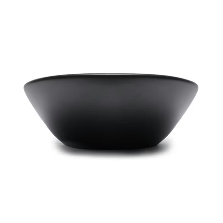 Matowoczarna ceramiczna umywalka nablatowa  SAT Infinitio bez przelewu 61,5x36 cm