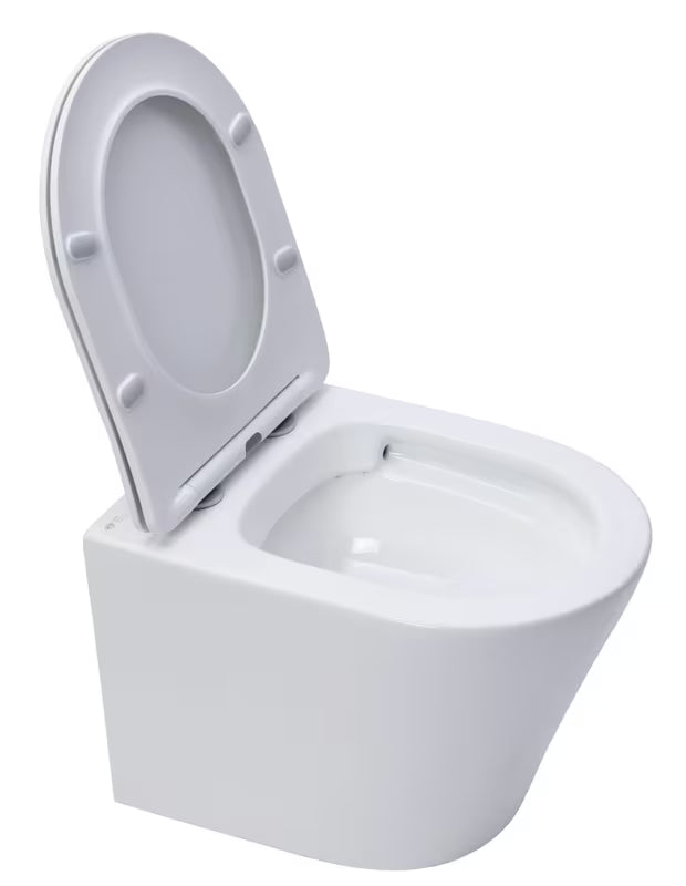 Zestaw WC podtynkowy SAT Infinitio z modułem podtynkowym, przyciskiem spłukującym i deską soft Close