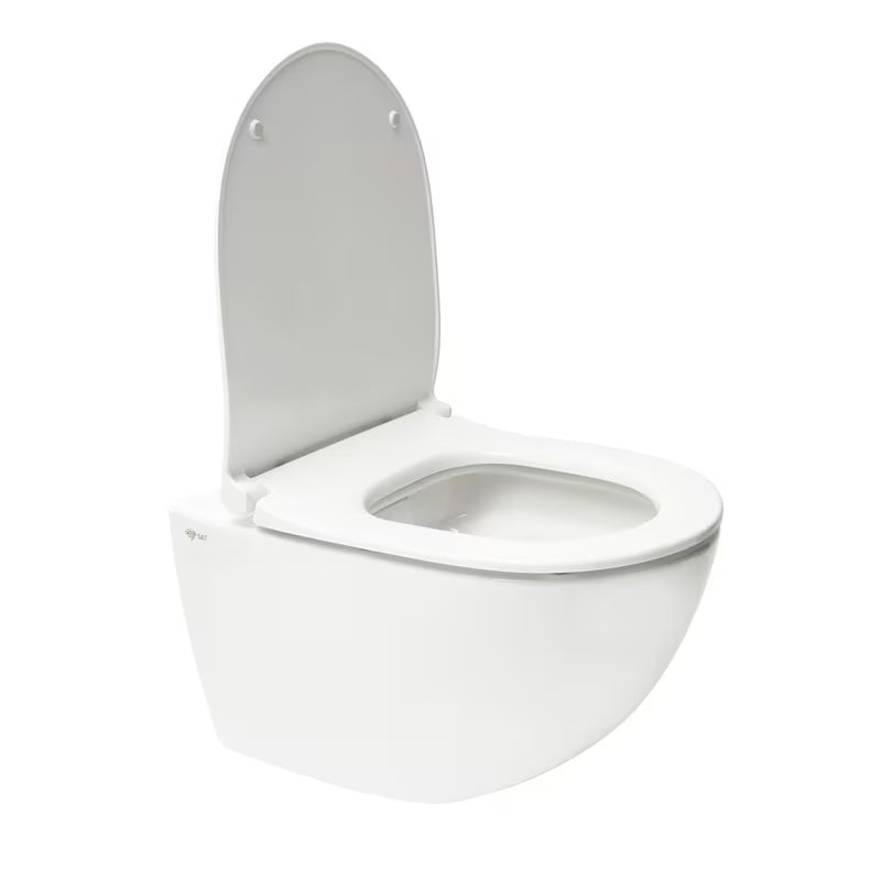 Zestaw WC podtynkowy SAT Infinitio pro do montażu podtynkowego z modułem, przyciskiem, matą wygłuszającą i deską sedesową soft Close