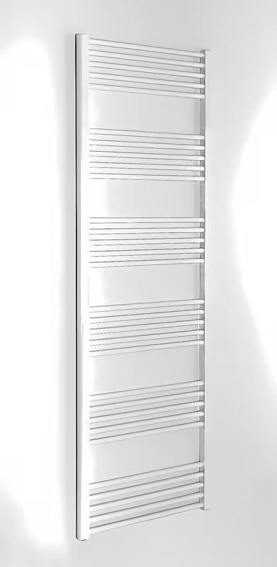 Biały kombinowany grzejnik łazienkowy SAT KD 180x60 cm z przyłączem bocznym do rozstaw.